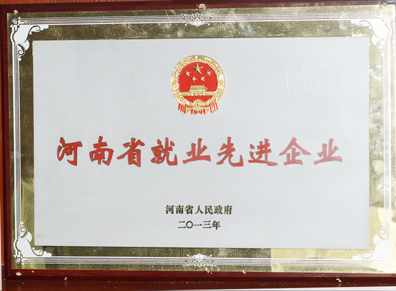 河南省就業先進企業